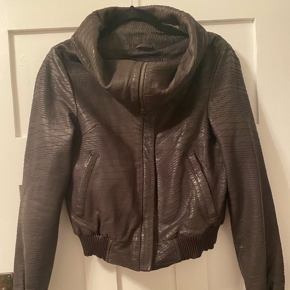 All Saints Leather Jacket - Picture 5 of 6